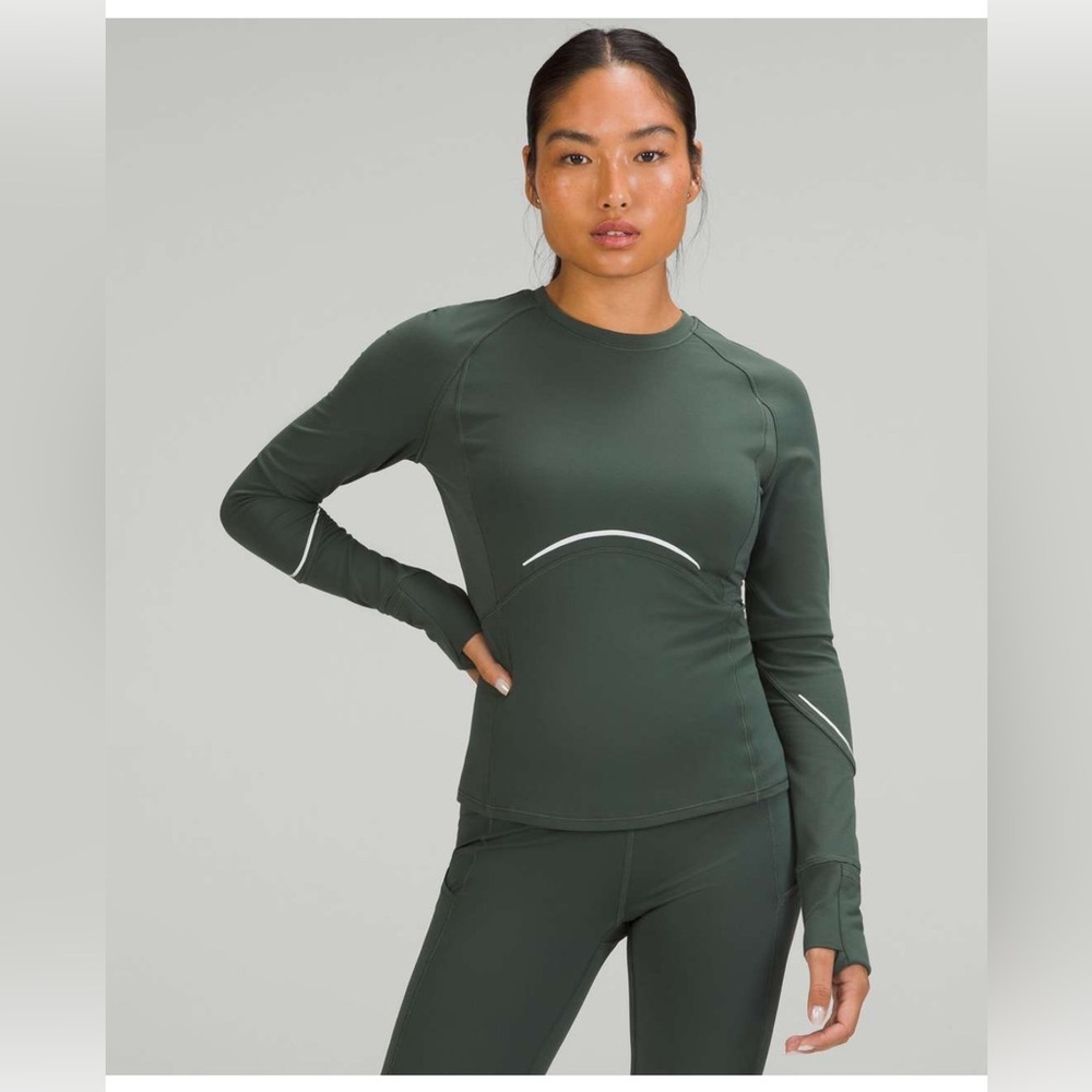 Lululemon Rulu Reflective Running Long Sleeve Shirt